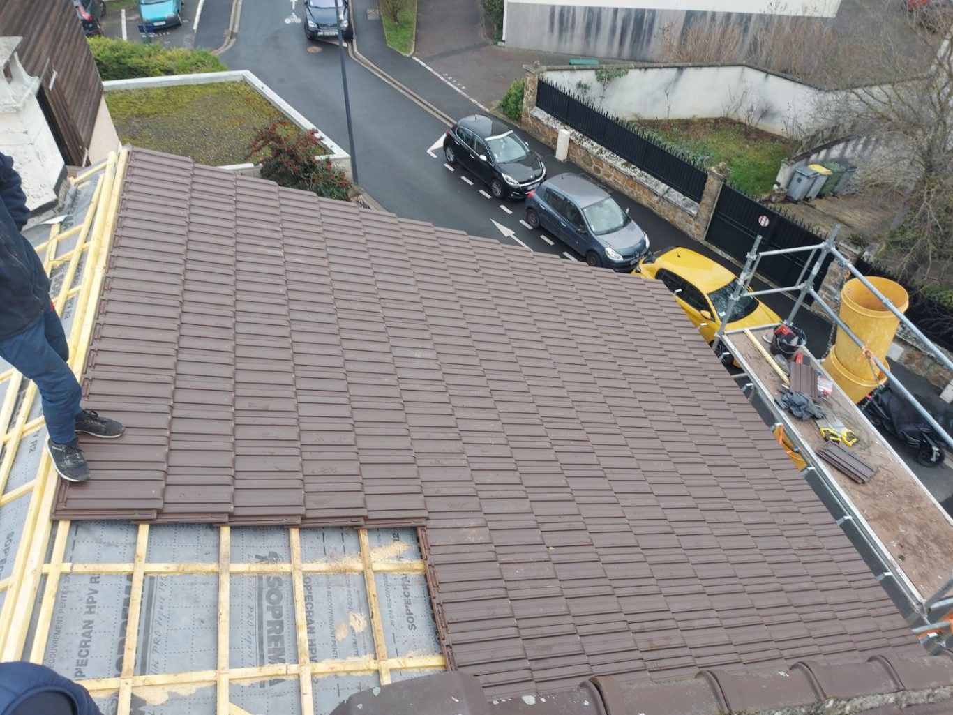 couvreur cachan toiture tuile